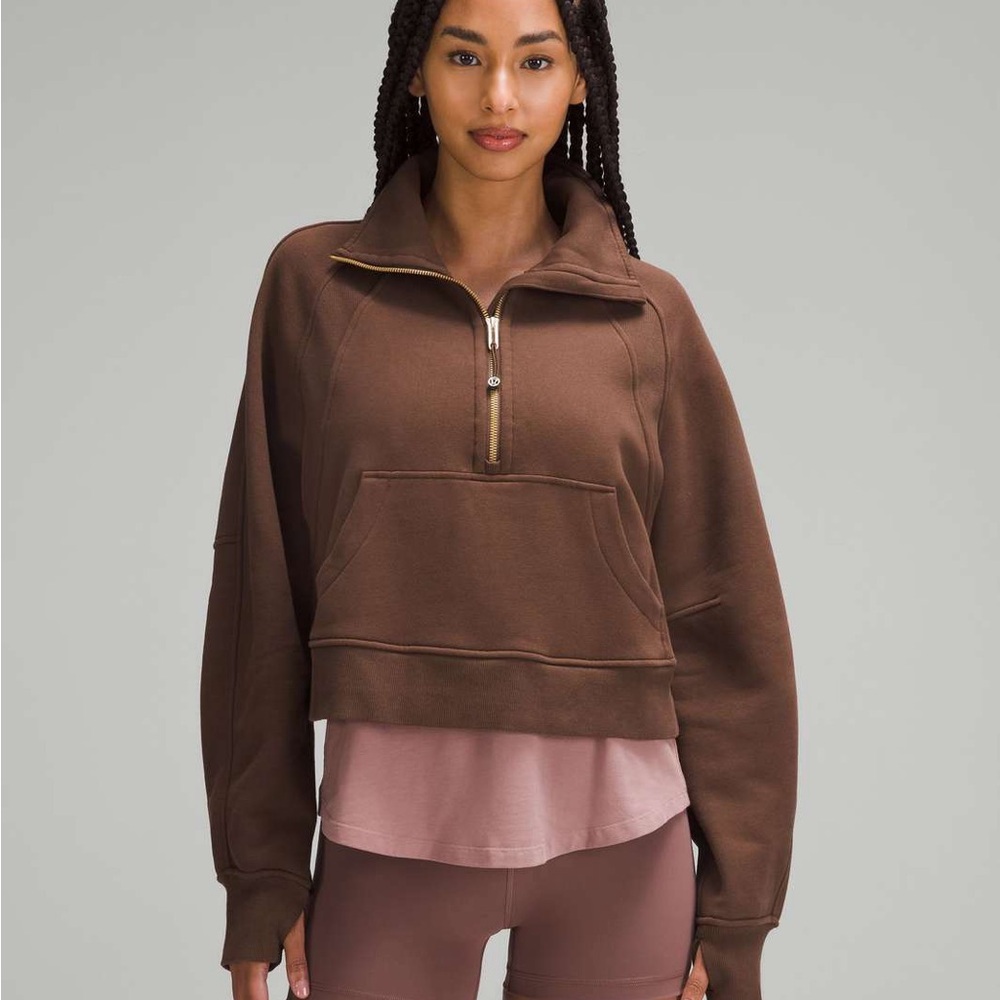 Lululemon Scuba Oversized Funnel Neck Half Zip